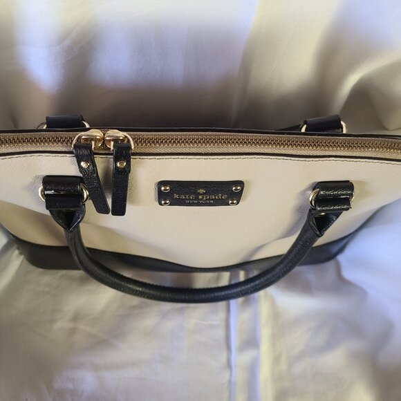 Kate Spade Rachelle Berkeley 2-toned Domed Leather Satchel - Picture 6 of 8